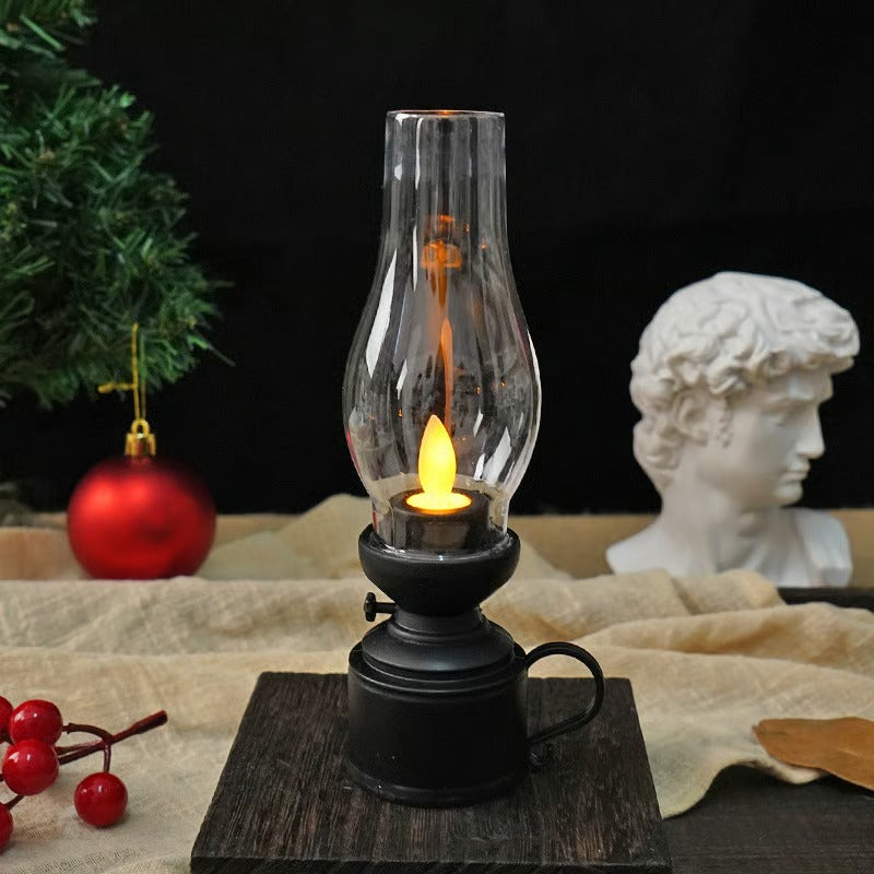 LED Vintage Kerosene Lamp Electronic Swing Candle