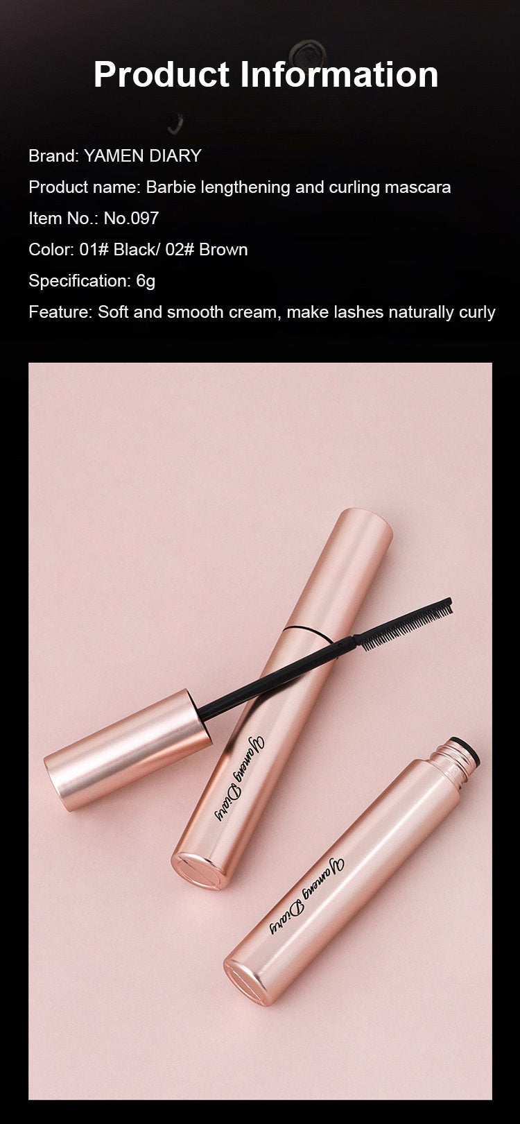 🔥Buy 1 Get 1 Free🔥Waterproof and Non-Smudging✨Lengthening And Curling Long-lasting Mascara